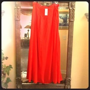 ⚡REDUCED!⚡ NWT Bright Orange Maxi Skirt