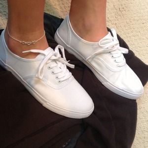 White summer sneakers!