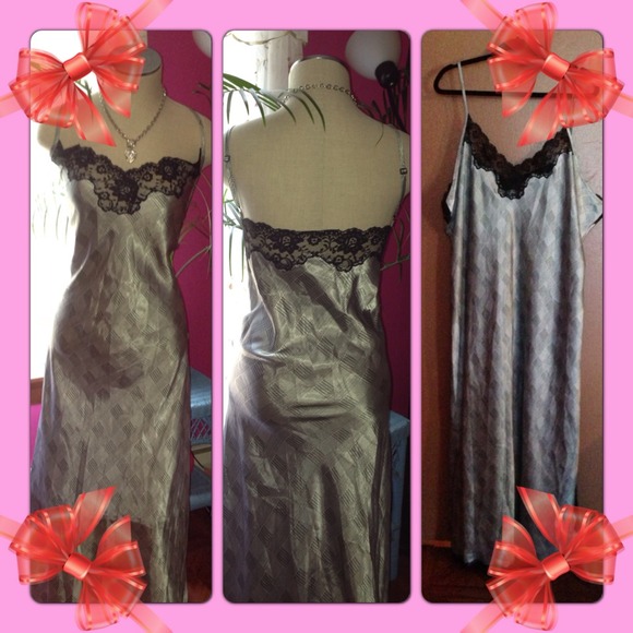 Plus size silver nightie