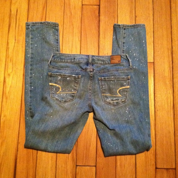 AE Skinny Jeans w/Sparkle