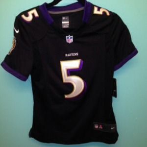 NWT Authentic NIKE Baltimore Ravens Flacco Jersey