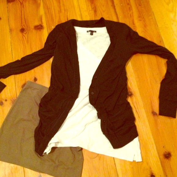 J Crew black cardigan