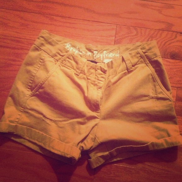 J Crew Broken In Boyfriend Shorts, 0