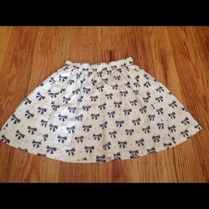 🎀 Bow Print Skirt w/ Pockets Sz S