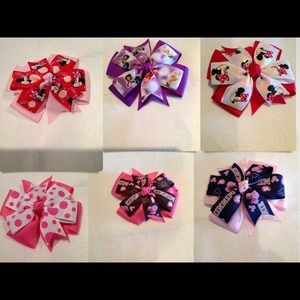 Bundle of 12 hair bow for @lita91