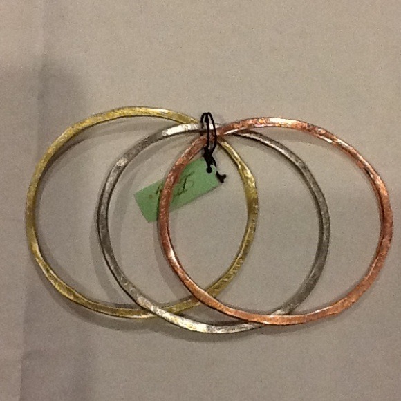 Hammered bangle bracelets GORGEOUS!