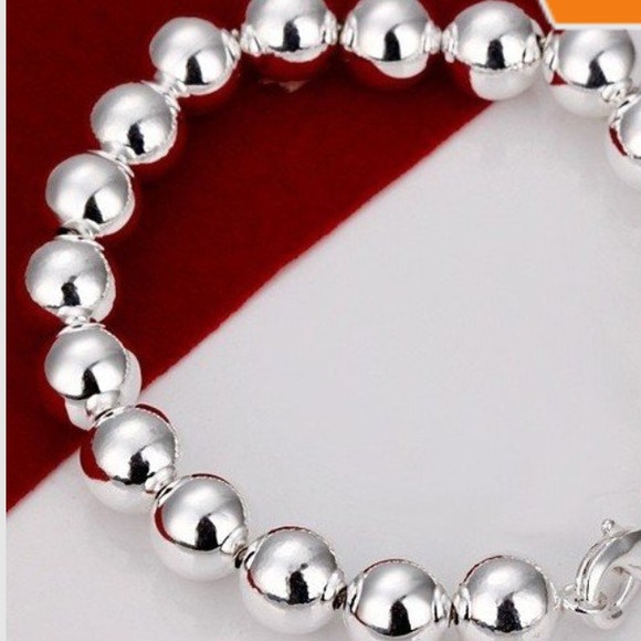 unknown Jewelry - .925 sterling silver plated bracelet. NEW