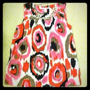 Kenneth Cole pink and coral top size 2