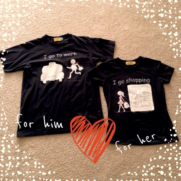 Tops - 2 black tees (couple shirts)