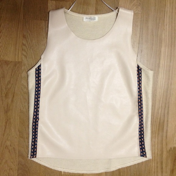 SOLD in Bundle: Zara Faux Leather Top