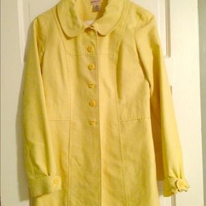 Yellow Anthropologie Jacket