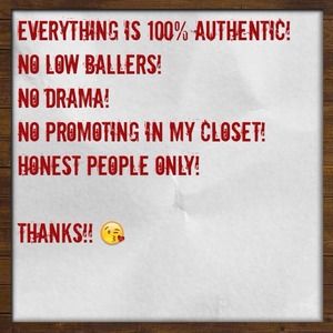 Rules for my closet 😘