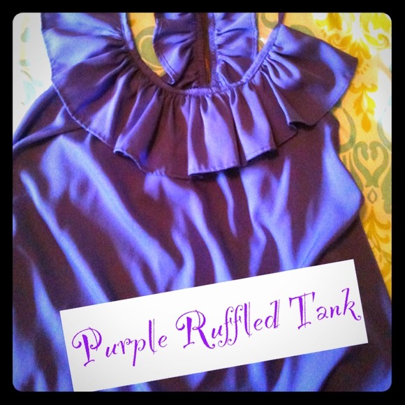 •SOLD• Purple Racer Back/Zip Up Tank