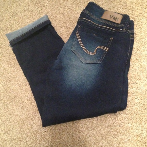 YMI denim crops