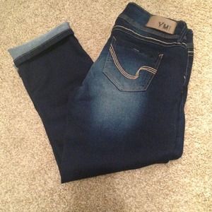 YMI denim crops