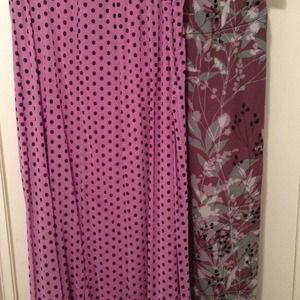 Bundle of 2 purple long skirts