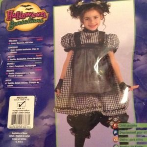 Gothic Rag Doll Halloween Costume for girls.