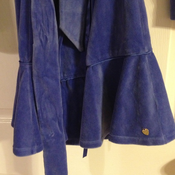 *Sold in bundle* NWT Juicy Couture periwinkle robe - Picture 3 of 4