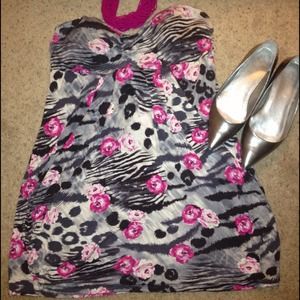 //TRADED//CUTE FLOWER BUBBLE DRESS WITH POCKETS