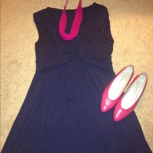 //TRADED//NAVY SUMMER DRESS.