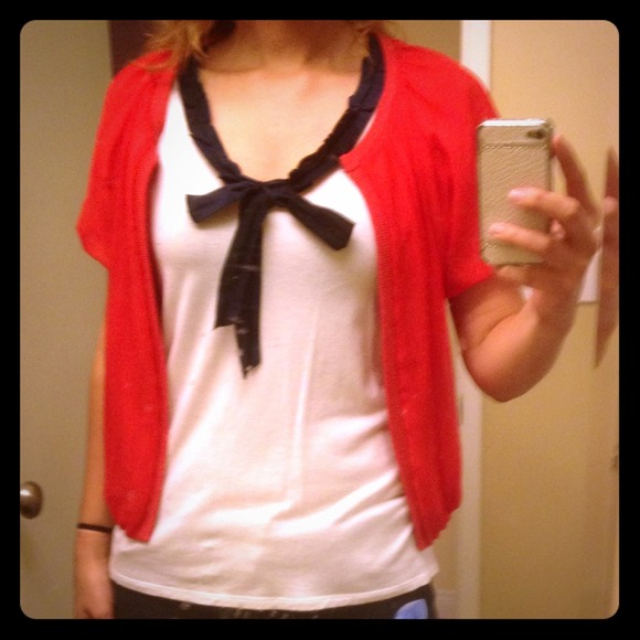 Bundle!! J. Crew Coral Silk Cami & GAP Ruffle tank