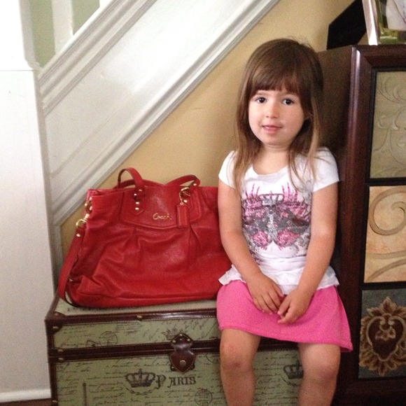 HOST PICK red leather Coach bag - Picture 2 of 5