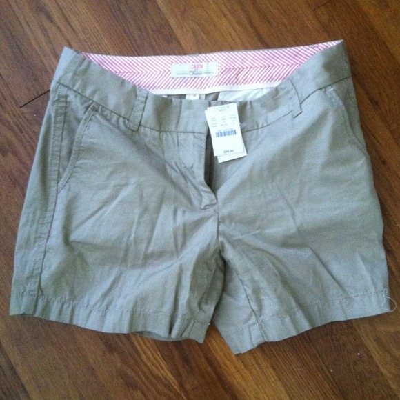 SOLD J. Crew khaki chino shorts NWT