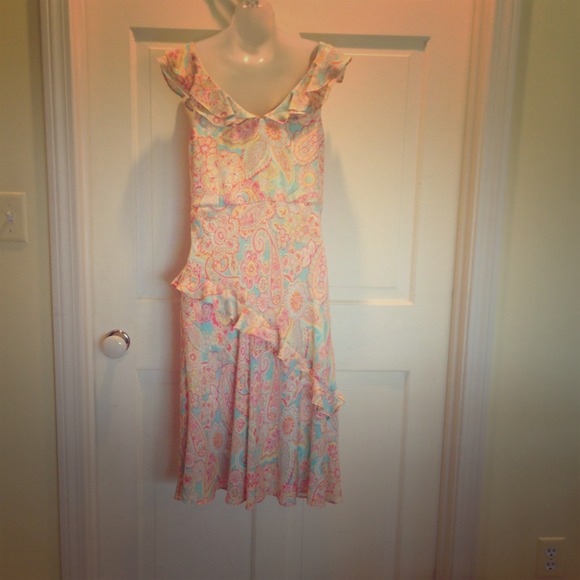 Tyler Boe Silk Cocktail Dress