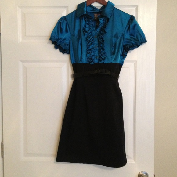 Satin top dress