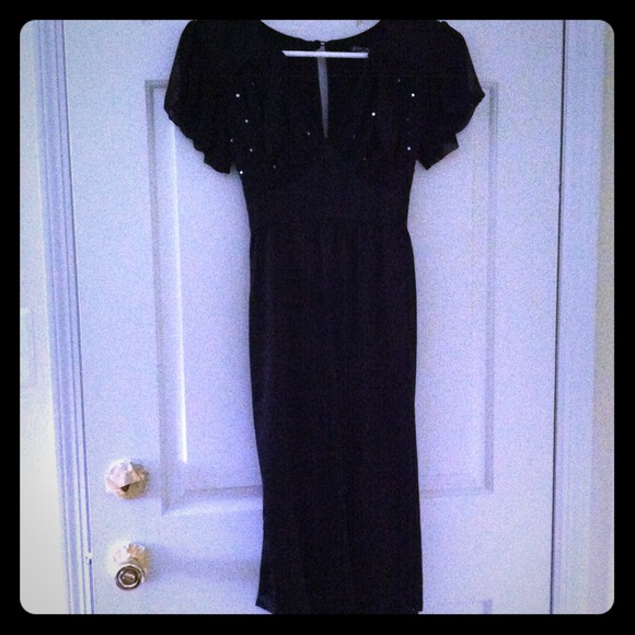 *REDUCED!* Black silk Betsey Johnson dress