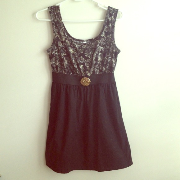 ❌❌SOLD in bundle Black floral dress