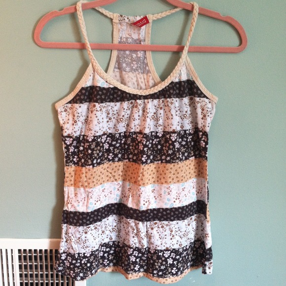 H&M floral print tank