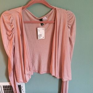 NWT H&M pink shawl cardigan