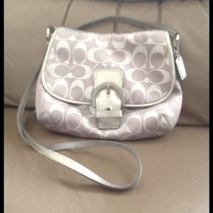 Last Reduction/Coach Soho Signature Cross Body Bag