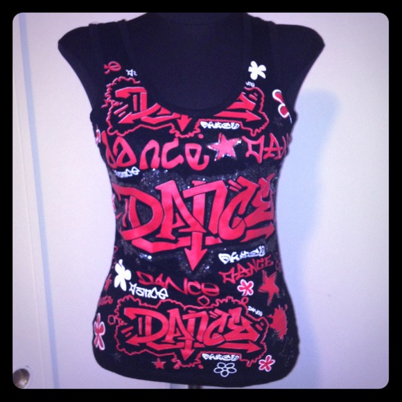 Graffiti "Dance" Tank🚨RESERVED FOR JERICHOSTAR 🚨