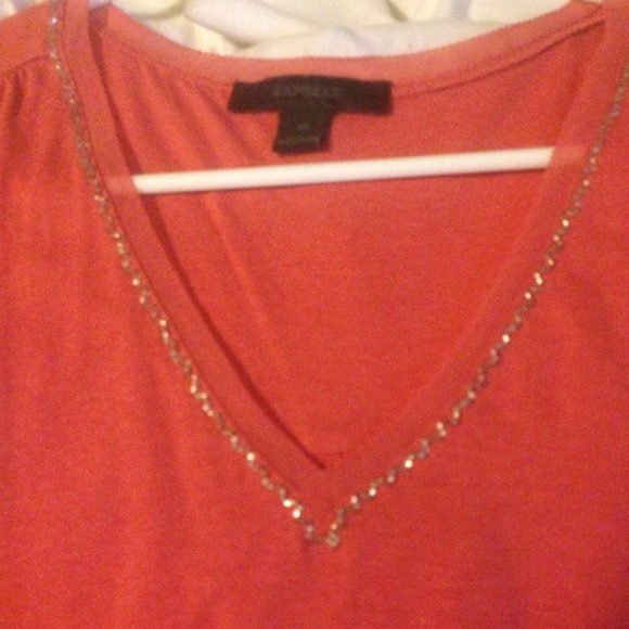 PRICE DROP-Express Xsmall blouse with beading - Picture 2 of 4