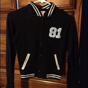 Guess jeans. Jacket.  Black and blue.