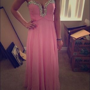 Pink Sherri Hill Prom dress