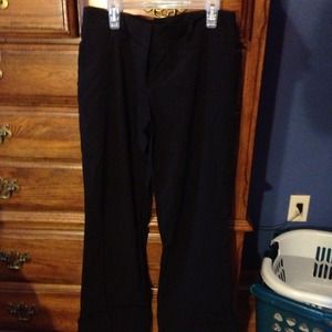 Black outerwear pants