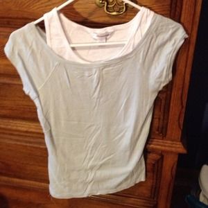 Blue and white shirt