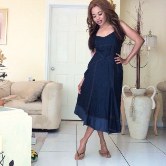 Boston Proper Denim Dress