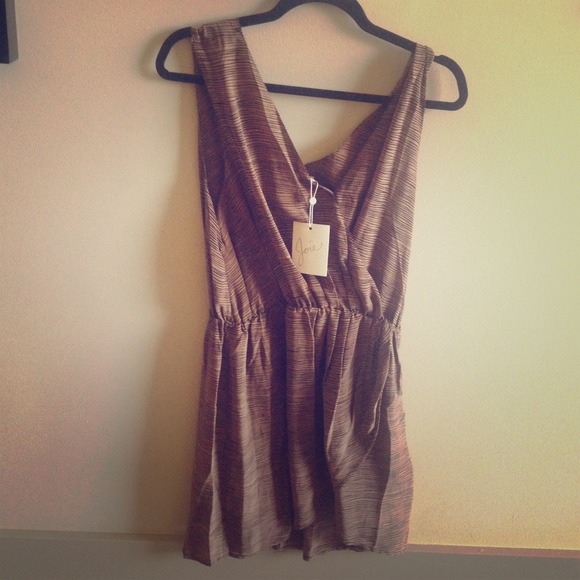 Joie "Yonina" Silk Faux Wrap Dress