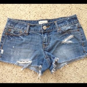 Aeropostale distressed shorts