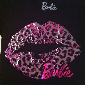 NWT Barbie Lips Top