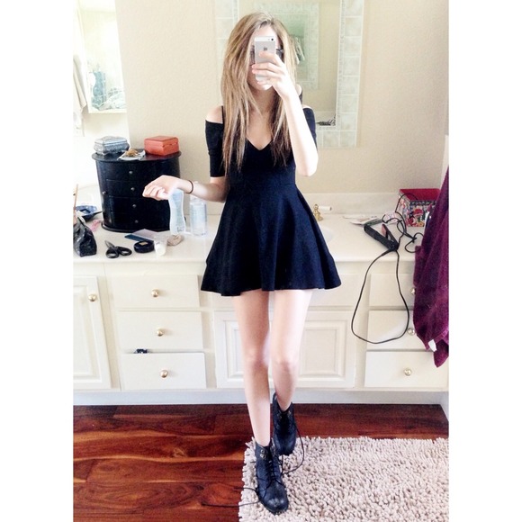 NASTYGAL skater dress