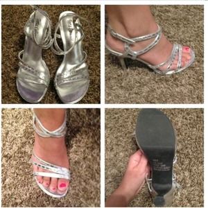 Silver heels