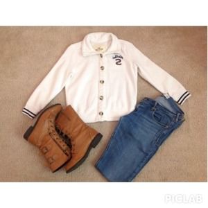 Hollister sweater.