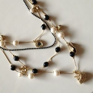Betsey Johnson multi-strand necklace