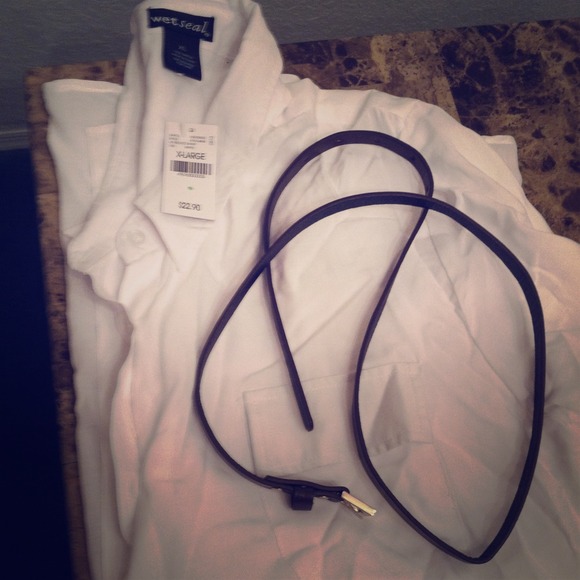 Brand new with tags Belted Shirt