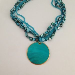 *RESERVED* Turquoise Statement Necklace